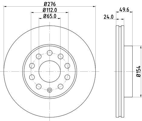 Brake Disc MINTEX MDC2690