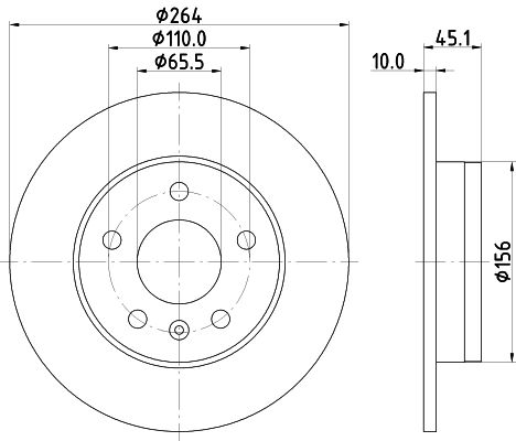 Brake Disc MINTEX MDC2699