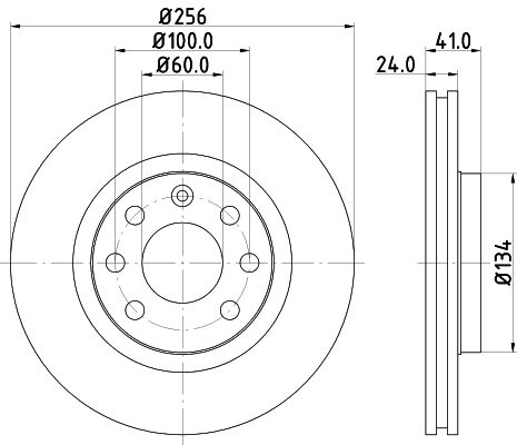 Brake Disc MINTEX MDC692