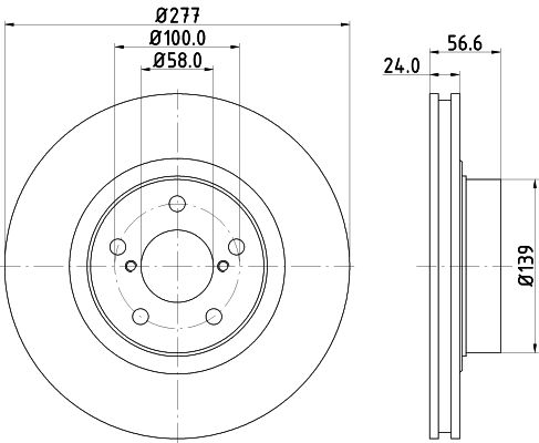 Brake Disc MINTEX MDC804