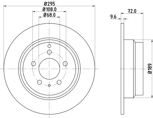 Brake Disc MINTEX MDC920