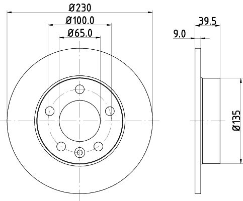 Brake Disc MINTEX MDC980C