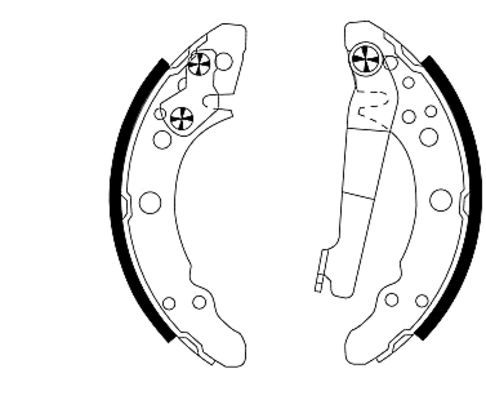 Brake Shoe Set MINTEX MFR175