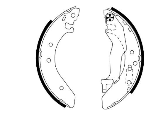 Brake Shoe Set MINTEX MFR276