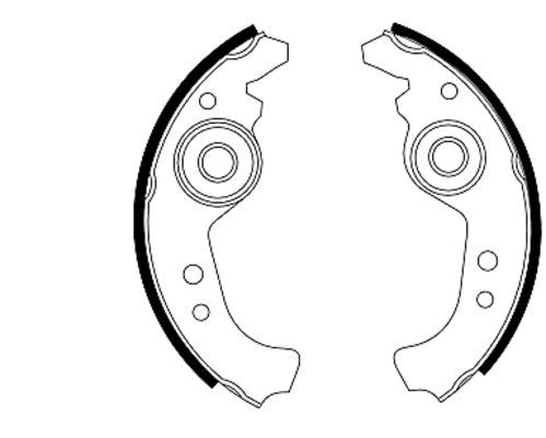 Brake Shoe Set MINTEX MFR45