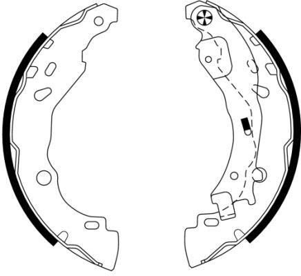 Brake Shoe Set MINTEX MFR520