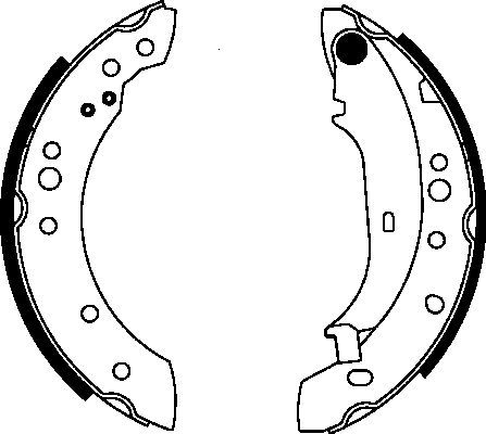 Brake Shoe Set MINTEX MFR583