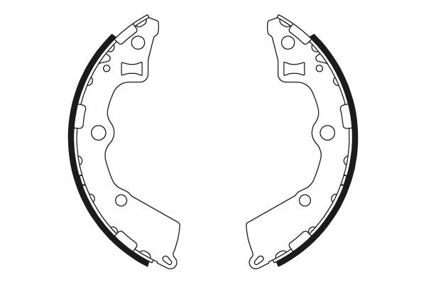 Brake Shoe Set MINTEX MFR666