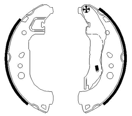 Brake Shoe Set MINTEX MFR718