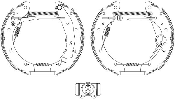 Brake Shoe Set MINTEX MSP140