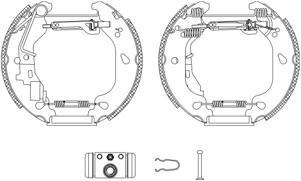 Brake Shoe Set MINTEX MSP222