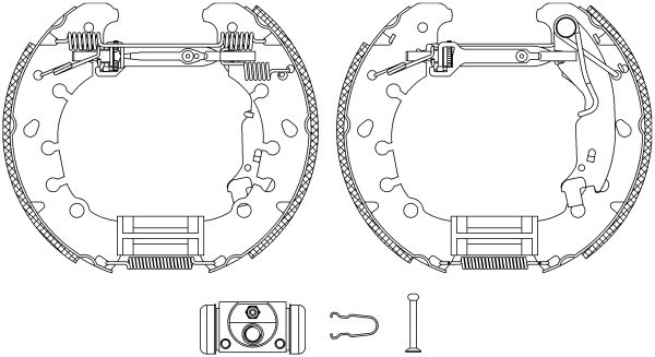 Brake Shoe Set MINTEX MSP296