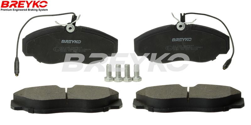 Brake Pad Set, disc brake DAVID VASCO Q1105