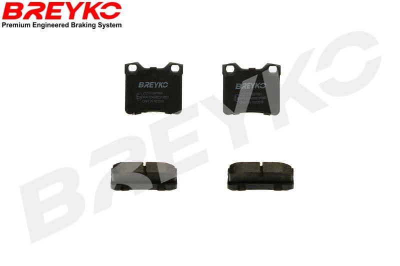 Brake Pad Set, disc brake DAVID VASCO Z1276