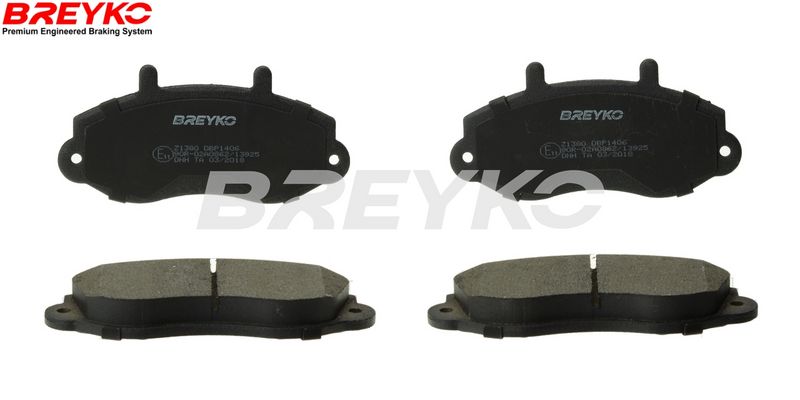 Brake Pad Set, disc brake DAVID VASCO Z1380