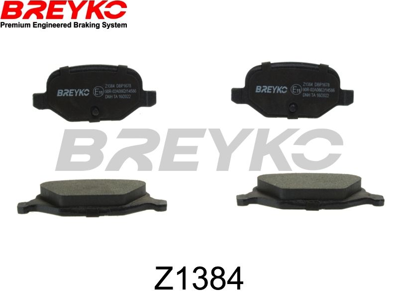 Brake Pad Set, disc brake DAVID VASCO Z1384