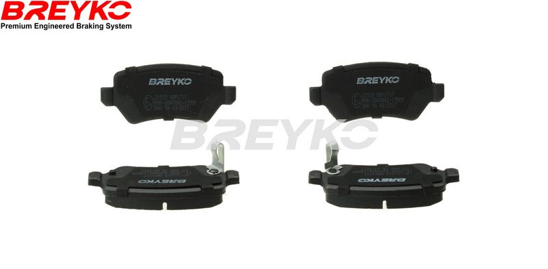 Brake Pad Set, disc brake DAVID VASCO Z1515