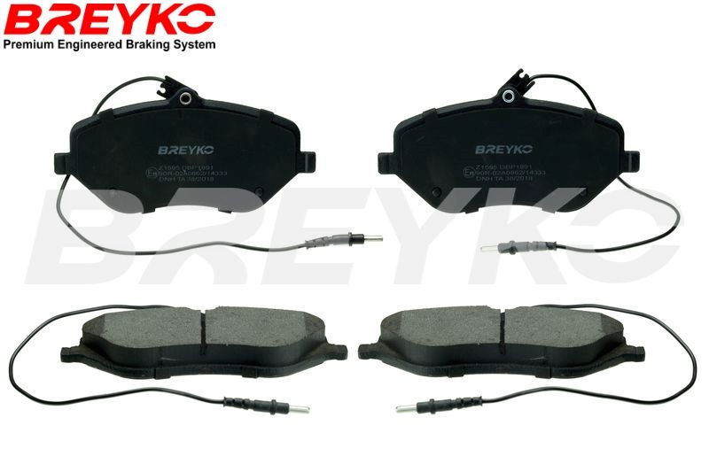 Brake Pad Set, disc brake DAVID VASCO Z1595