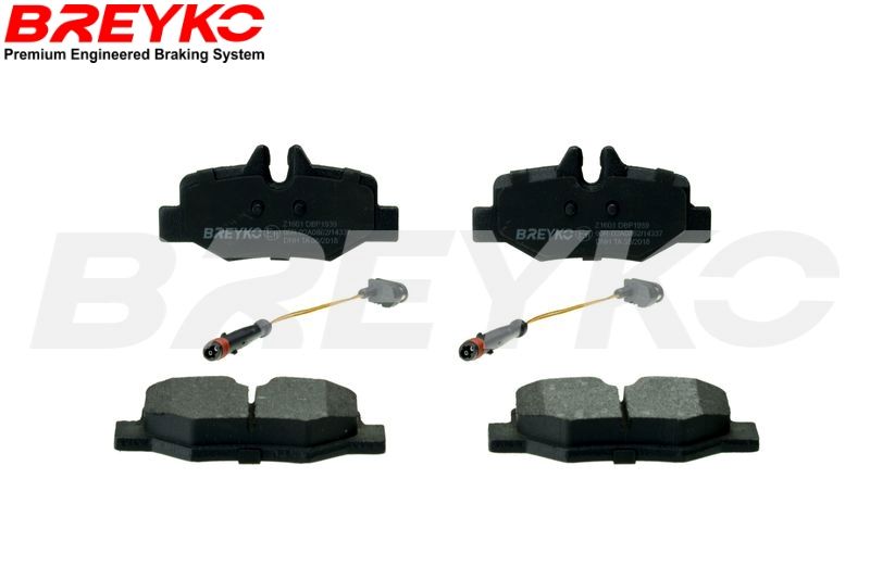 Brake Pad Set, disc brake DAVID VASCO Z1601