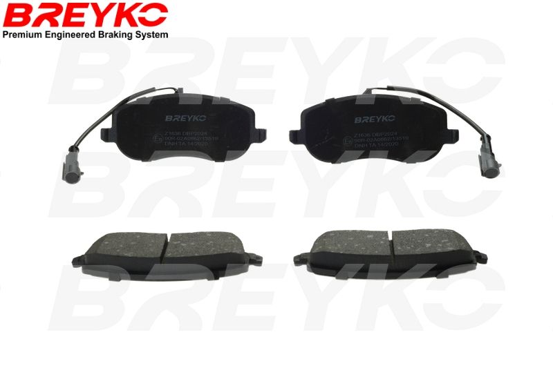 Brake Pad Set, disc brake DAVID VASCO Z1636