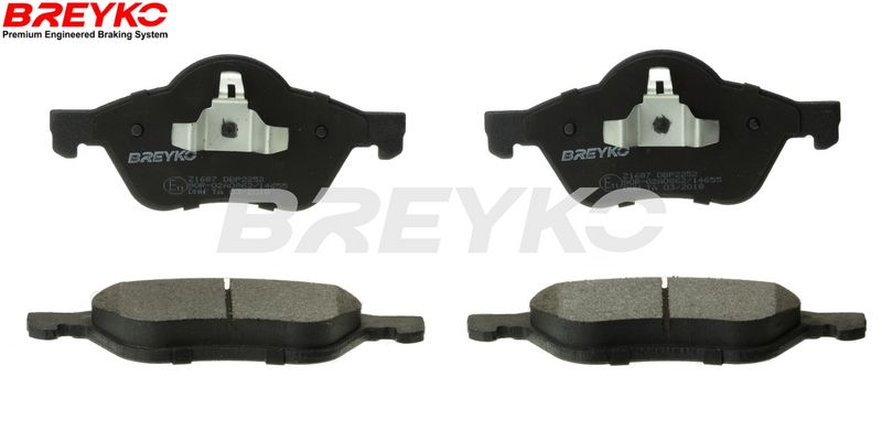 Brake Pad Set, disc brake DAVID VASCO Z1687