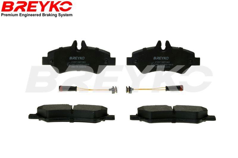 Brake Pad Set, disc brake DAVID VASCO Z1697