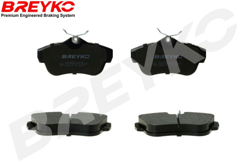 Brake Pad Set, disc brake DAVID VASCO Z1740