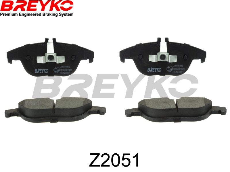 Brake Pad Set, disc brake DAVID VASCO Z2051