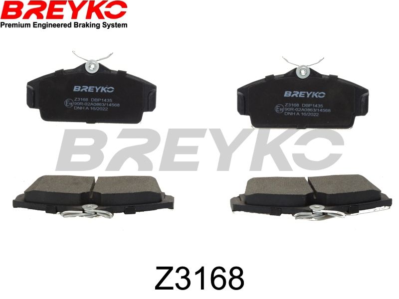 Brake Pad Set, disc brake DAVID VASCO Z3168