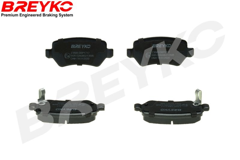 Brake Pad Set, disc brake DAVID VASCO Z3585