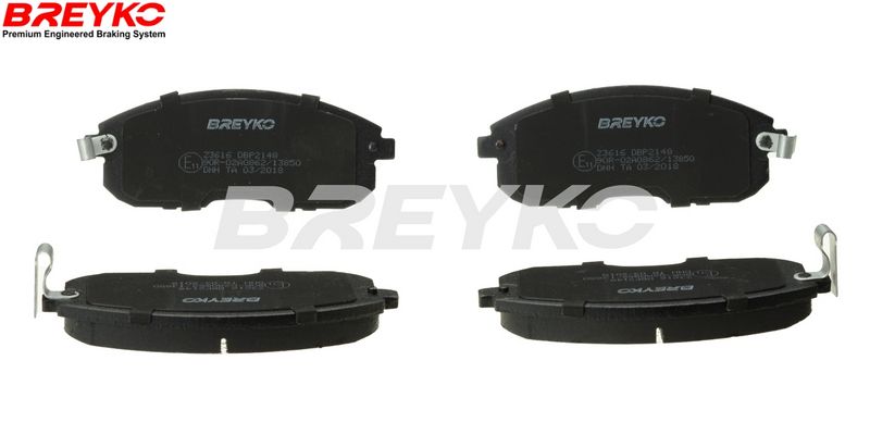 Brake Pad Set, disc brake DAVID VASCO Z3616