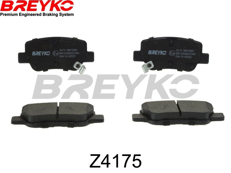 Brake Pad Set, disc brake DAVID VASCO Z4175