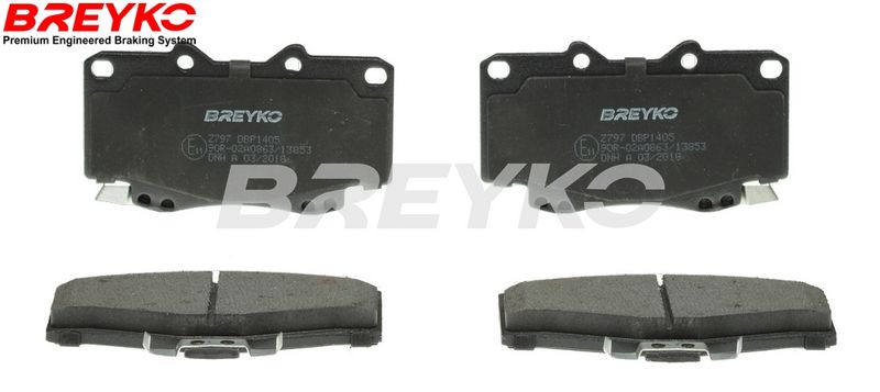 Brake Pad Set, disc brake DAVID VASCO Z797