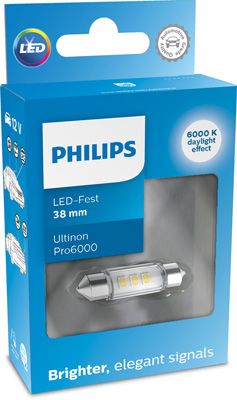 Bulb, licence plate light PHILIPS 11854CU60X1
