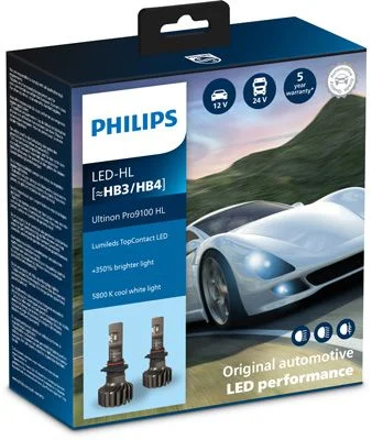 Bulb, high beam headlight PHILIPS 11005U91X2