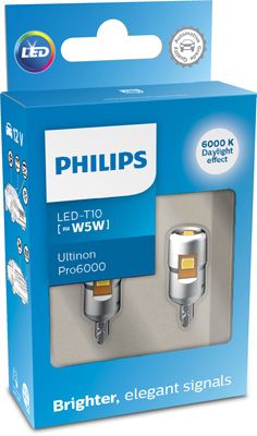 Bulb, licence plate light PHILIPS 11961CU60X2