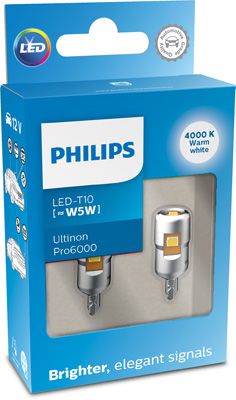Bulb, licence plate light PHILIPS 11961WU60X2