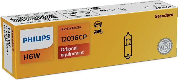 Лампа розжарювання, вказівник повороту PHILIPS 12036CP