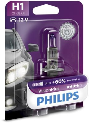 Лампа розжарювання, фара дальнього світла PHILIPS 12258VPB1