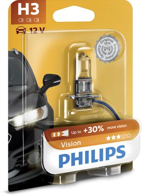 Лампа розжарювання, фара дальнього світла PHILIPS 12336PRB1