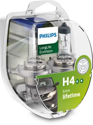 Лампа розжарювання, фара дальнього світла PHILIPS 12342LLECOS2