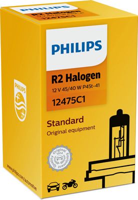 Лампа розжарювання, фара дальнього світла PHILIPS 12475C1