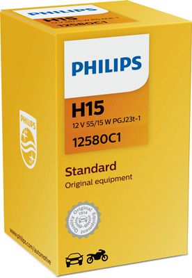 Лампа розжарювання, фара дальнього світла PHILIPS 12580C1