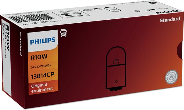 Bulb, licence plate light PHILIPS 13814CP