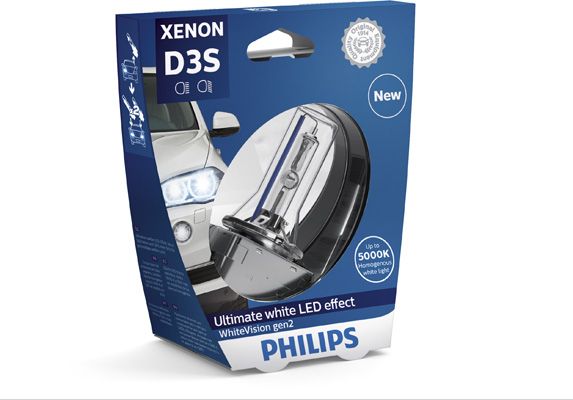 Лампа розжарювання, фара дальнього світла PHILIPS 42403WHV2S1