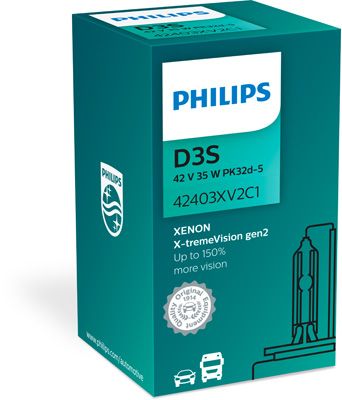 Лампа розжарювання, фара дальнього світла PHILIPS 42403XV2C1