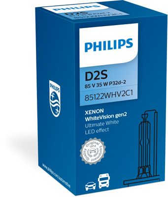 Лампа розжарювання, фара дальнього світла PHILIPS 85122WHV2C1