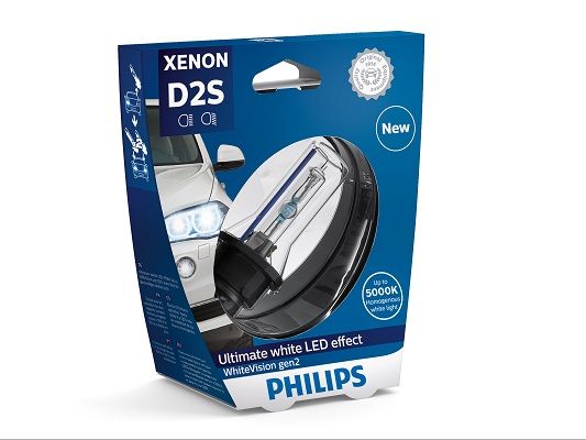 Лампа розжарювання, фара дальнього світла PHILIPS 85122WHV2S1