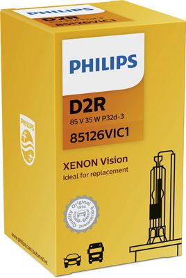 Лампа розжарювання, фара дальнього світла PHILIPS 85126VIC1