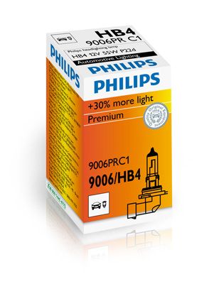 Лампа розжарювання, фара дальнього світла PHILIPS 9006PRC1